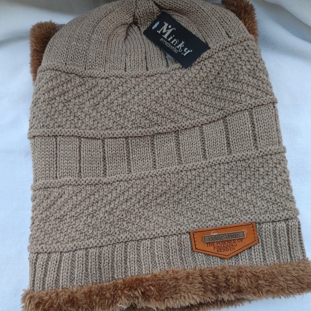 Beanie Hat Scarf Set Warm For Men,Women❄️🥶 - Picture 2 of 4